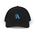 Embroidered Block A Snapback Trucker Cap