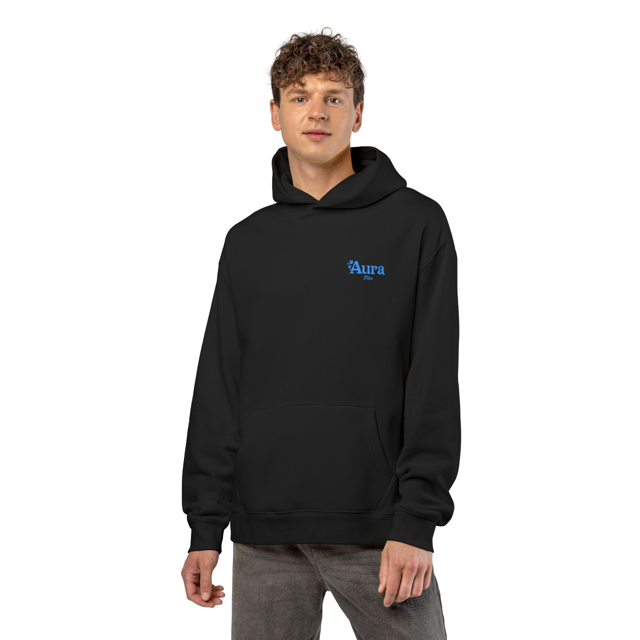 Embroidered Aura Relaxed Hoodie