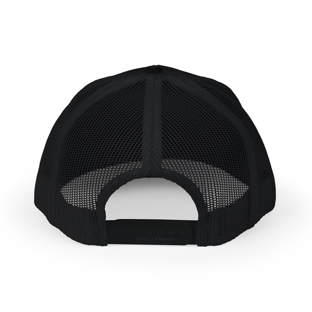 Embroidered Block A Snapback Trucker Cap