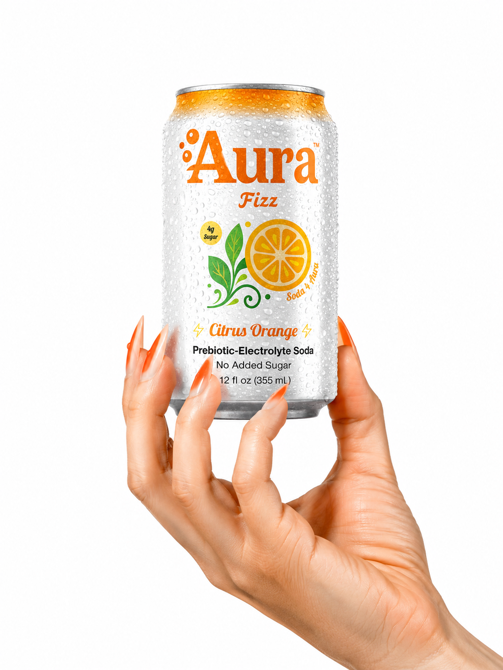 AuraFizz Citrus Orange Soda Pack