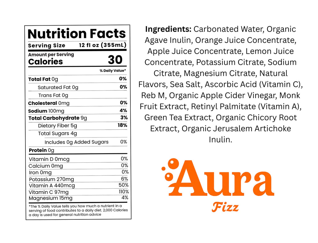 AuraFizz Citrus Orange Soda Pack